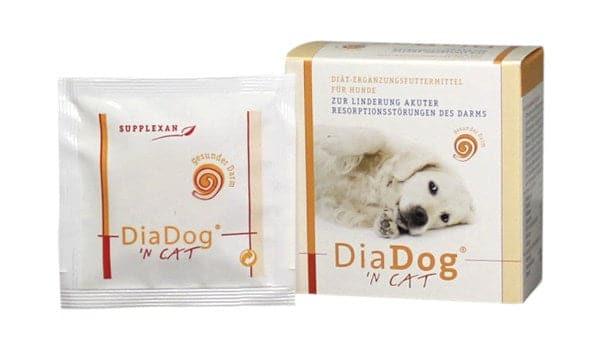 DiaDog 'n Cat - Supplexan - Alter:Adult, Alter:Senior, Alter:Welpen, Darreichungsform:Tabletten, Ergänzungsfuttermittel:Verdauung, Tierart:Hund, Tierart:Katze - Marigin AG Onlineshop für Tierbedarf