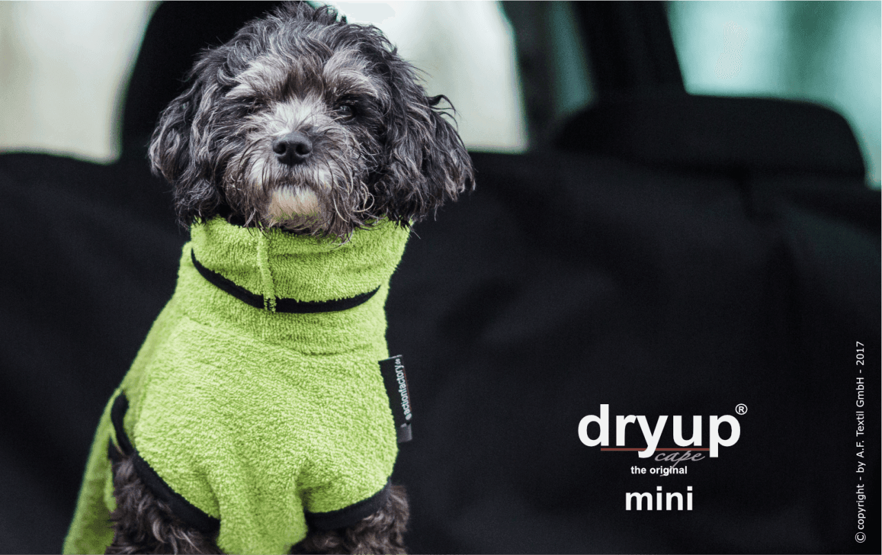 Dryup Cape Mini - Action Factory - Art:Bademantel, Tierart:Hund - Marigin AG Onlineshop für Tierbedarf