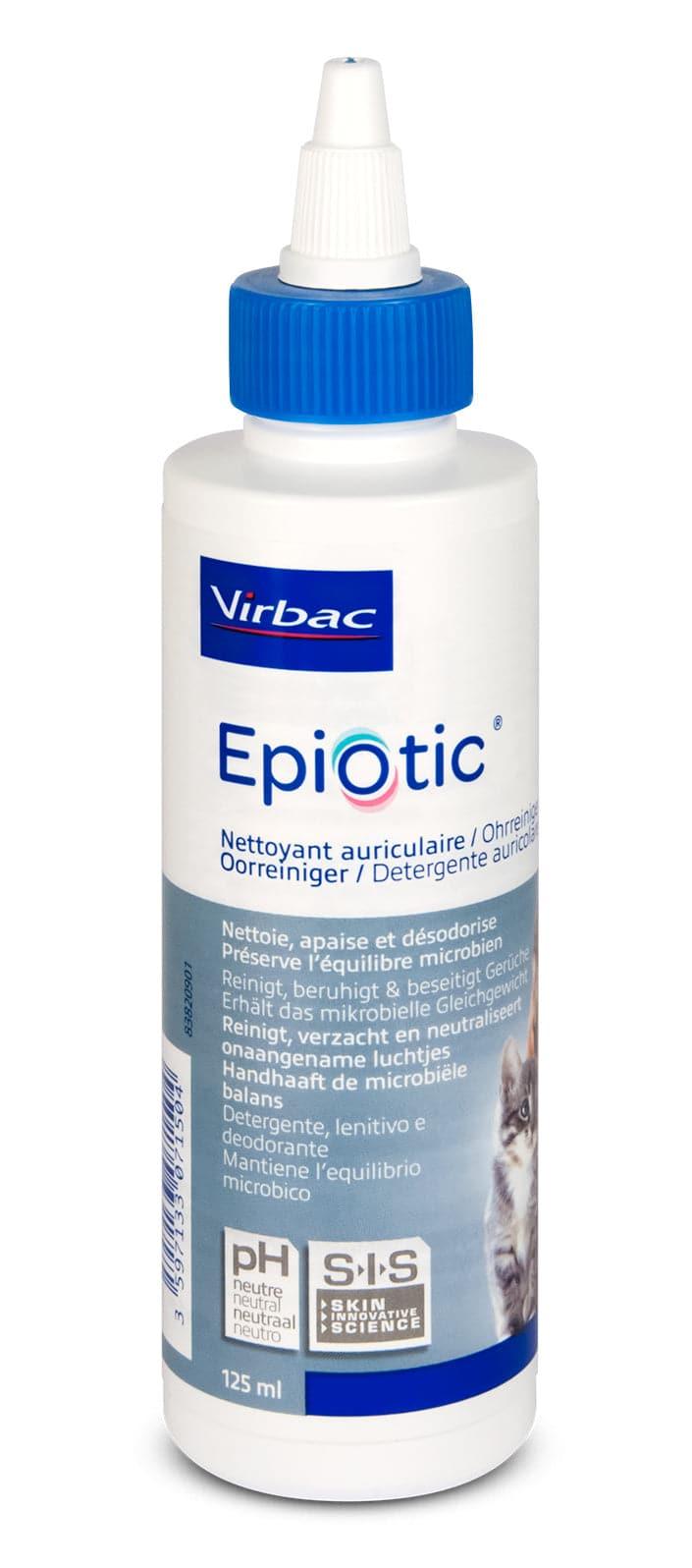 EpiOtic - Virbac - Darreichungsform:Flüssigkeit, Pflegeprodukte:Ohrenpflege, Tierart:Hund, Tierart:Katze - Marigin AG Onlineshop für Tierbedarf