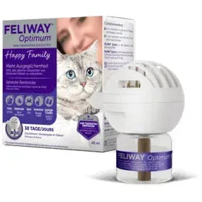 Feliway Optimum - Zerstäuber - Ceva - Marigin AG Onlineshop für Tierbedarf Feliway Optimum - Zerstäuber - Starterpaket + 48ml Verhaltensprobleme/Stress