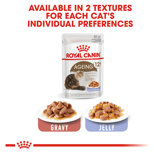 Royal Canin Veterinary Care Nutrition - Stückchen in Gelee / 12x85g - Royal Canin Ageing 12+ Cat/Katze - Beutel - Marigin AG Onlineshop für Tierbedarf