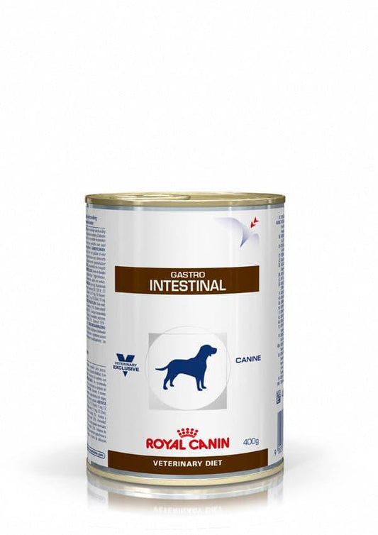 Gastro Intestinal Dog Dosen - Royal Canin Veterinary Diet - Alter:Adult, Alter:Senior, Erkrankung:Bauchspeicheldrüse, Erkrankung:Magen-Darm, Erkrankung:zur Erholung, Futterart:Nass, Geschmack:Huhn, Hersteller:Royal Canin Veterinary Diet, Tierart:Hund - Marigin AG Onlineshop für Tierbedarf