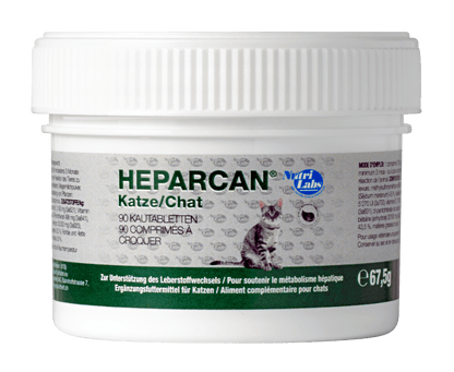 Heparcan Katze (vorher Rascave Hepar) - Nutrilabs - Darreichungsform:Kautabletten, Ergänzungsfuttermittel:Leber, Tierart:Katze - Marigin AG Onlineshop für Tierbedarf