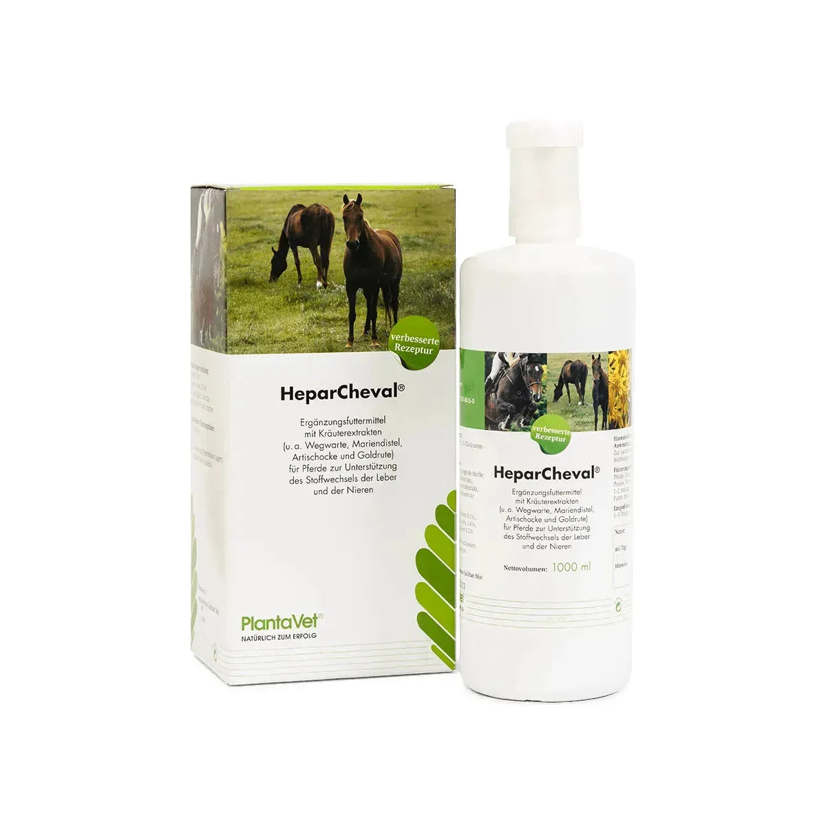 HeparCheval - PlantaVet - Marigin AG Onlineshop für Tierbedarf HeparCheval - 1l Ergänzungsfuttermittel