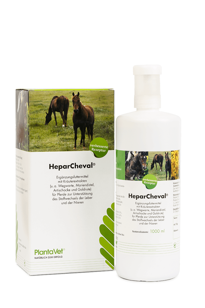 HeparCheval - PlantaVet - Darreichungsform:Flüssigkeit, Ergänzungsfuttermittel:Leber, Tierart:Pferd - Marigin AG Onlineshop für Tierbedarf