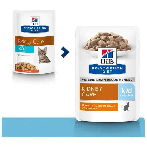 Hill's k/d Early Stage Katze - Beutel - Hill's Prescription Diet - Marigin AG Onlineshop für Tierbedarf Hill's k/d Early Stage Katze - Beutel - 12x85g Futter