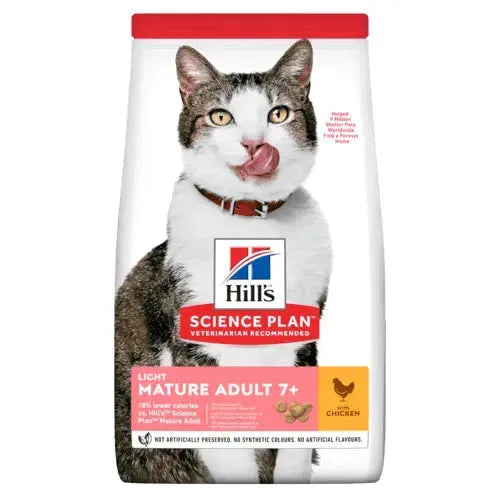 Hill's Light Mature Adult 7+ - Katze - Hill's Science Plan - Marigin AG Onlineshop für Tierbedarf Hill's Light Mature Adult 7+ - Katze - 1.5kg Futter