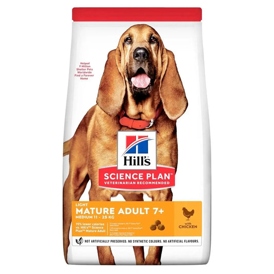 Hill's Mature Adult Medium Light - Hund - Hill's Science Plan - Marigin AG Onlineshop für Tierbedarf Hill's Mature Adult Medium Light - Hund - 2.5kg Futter