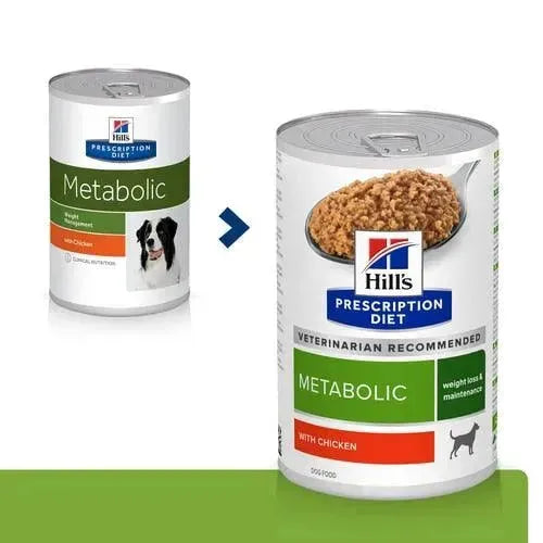 Hill's Metabolic Hund - Dosen - Hill's Prescription Diet - Marigin AG Onlineshop für Tierbedarf Hill's Metabolic Hund - Dosen - 370g Futter