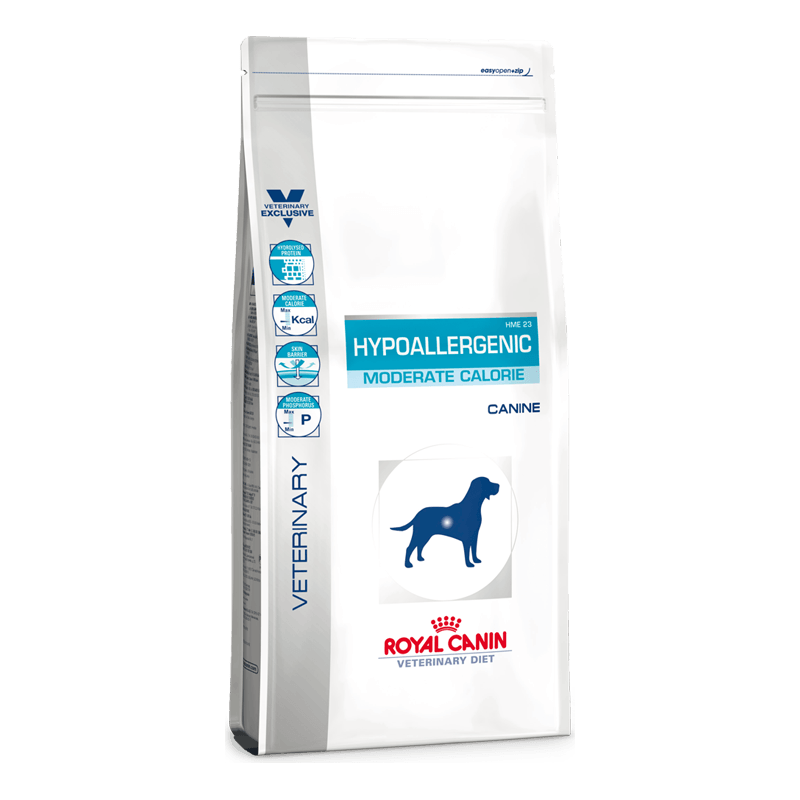 Royal canin hypoallergenic top moderate calorie hme 23