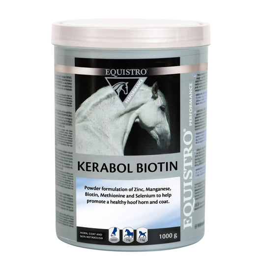 Kerabol Biotin - Equistro - Darreichungsform:Pulver, Ergänzungsfuttermittel:Fell & Haut, Ergänzungsfuttermittel:Huf, Hersteller:Equisto, Tierart:Pferd - Marigin AG Onlineshop für Tierbedarf