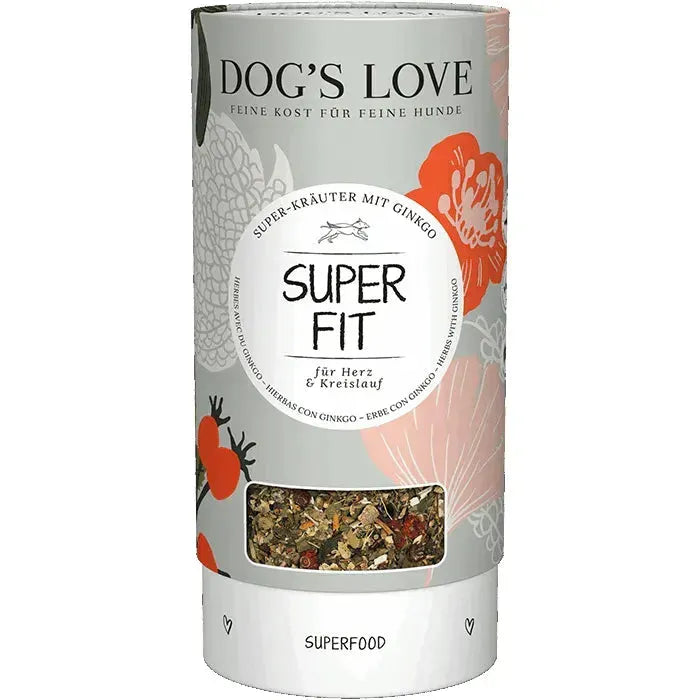 Kräutermischung Super Fit - Dog's Love - Marigin AG Onlineshop für Tierbedarf Kräutermischung Super Fit - 70g Ergänzungsfuttermittel