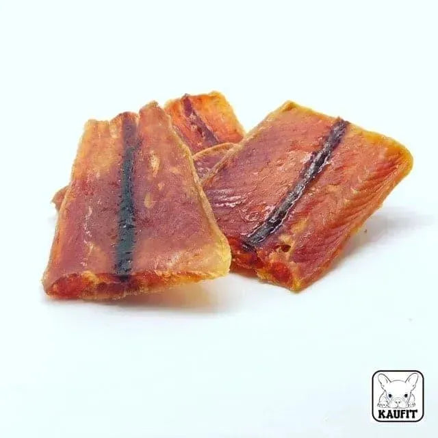 Lachs Filet Tranchen - Hund - Kaufit - Marigin AG Onlineshop für Tierbedarf Lachs Filet Tranchen - Hund - 150g Kauartikel