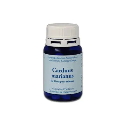 Mariendistel - Carduus marianus - Powervet - Marigin AG Onlineshop für Tierbedarf Mariendistel - Carduus marianus - 50 Tabletten Ergänzungsfuttermittel