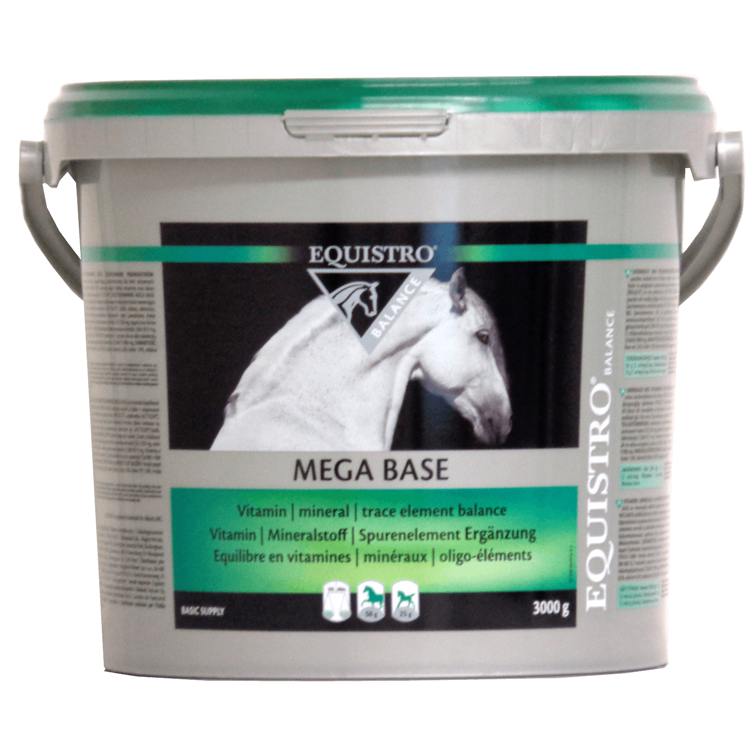 Mega Base - Equistro - Darreichungsform:Pulver, Ergänzungsfuttermittel:Vitamine & Mineralien, Hersteller:Equisto, Tierart:Pferd - Marigin AG Onlineshop für Tierbedarf