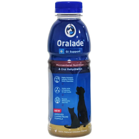 Oralade Gi Support - Macahl Animal Health - Marigin AG Onlineshop für Tierbedarf Oralade Gi Support - Hund / Katze / Huhn / 6 x 500ml Ergänzungsfuttermittel