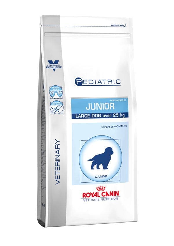 Pediatric Junior Large Dog - Royal Canin Veterinary Care Nutrition - Alter:Welpen, Futterart:Trocken, Geschmack:Huhn, Grösse:26-44kg, Grösse:über45kg, Kastriert:nein, Tierart:Hund - Marigin AG Onlineshop für Tierbedarf
