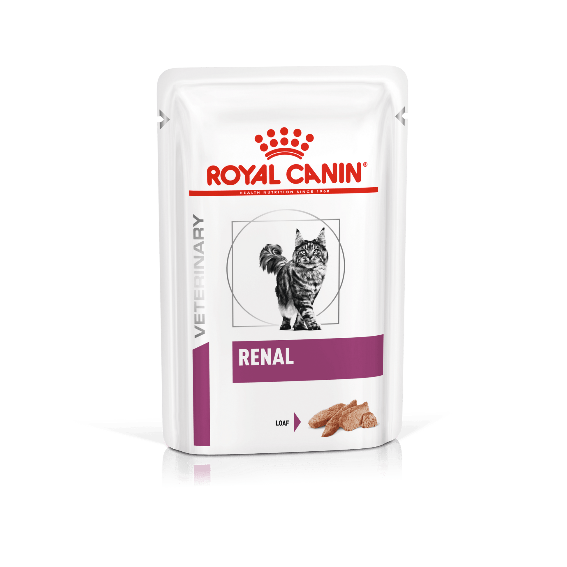 Renal Cat Beutel - Royal Canin Veterinary Diet - Alter:Adult, Alter:Senior, Erkrankung:Harnwege, Erkrankung:Niere, Futterart:Nass, Geschmack:Huhn, Geschmack:Rind, Geschmack:Thunfisch, Tierart:Katze - Marigin AG Onlineshop für Tierbedarf