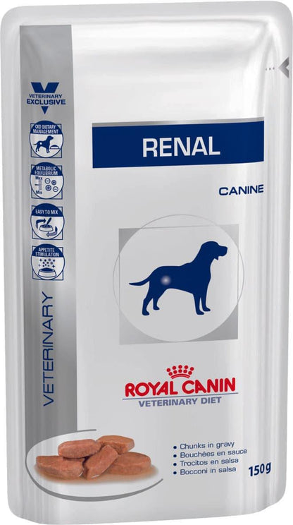 Renal Dog Beutel - Royal Canin Veterinary Diet - Alter:Adult, Alter:Senior, Erkrankung:Niere, Futterart:Nass, Geschmack:Huhn, Tierart:Hund - Marigin AG Onlineshop für Tierbedarf