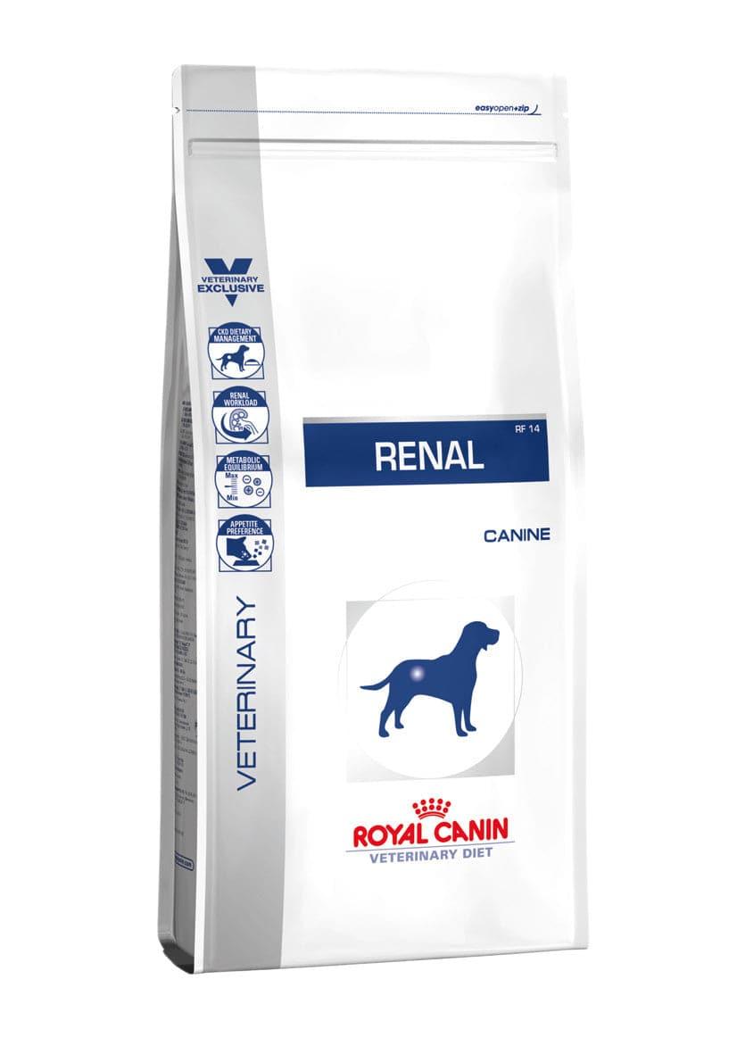 Renal Dog - Royal Canin Veterinary Diet - Alter:Adult, Alter:Senior, Erkrankung:Niere, Futterart:Trocken, Geschmack:hydrolysierte Proteinquelle, Tierart:Hund - Marigin AG Onlineshop für Tierbedarf