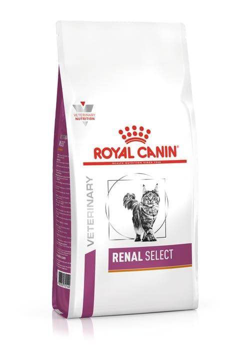 Renal Select Cat - Royal Canin Veterinary Diet - Alter:Adult, Alter:Senior, Erkrankung:Harnwege, Erkrankung:Niere, Futterart:Trocken, Geschmack:Schwein, Tierart:Katze - Marigin AG Onlineshop für Tierbedarf