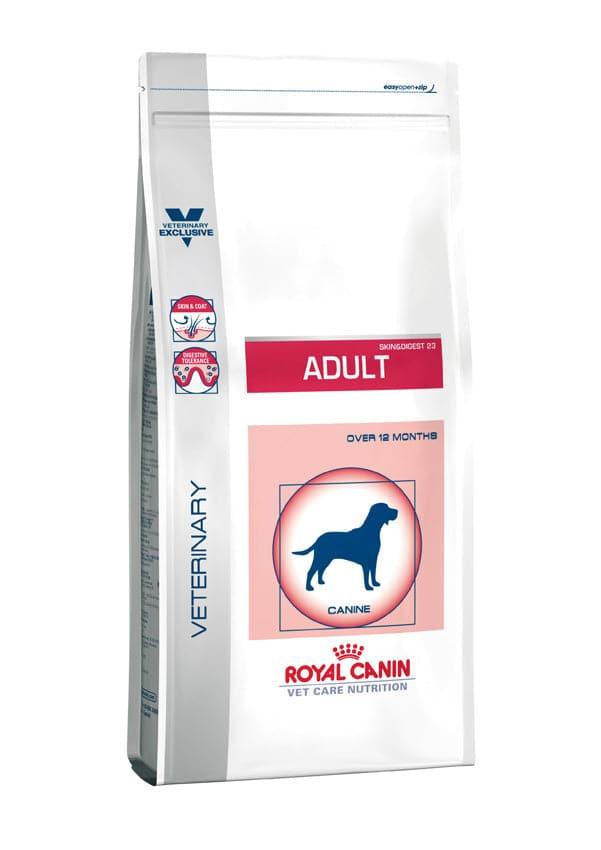 ROYAL CANIN® ADULT Dog - Royal Canin Veterinary Care Nutrition - Alter:Adult, Futterart:Trocken, Geschmack:Huhn, Grösse:11-25kg, Kastriert:nein, Tierart:Hund - Marigin AG Onlineshop für Tierbedarf