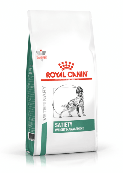 Satiety Weight Management Dog - Royal Canin Veterinary Diet - Alter:Adult, Alter:Senior, Erkrankung:Übergewicht, Futterart:Trocken, Geschmack:Huhn, Tierart:Hund - Marigin AG Onlineshop für Tierbedarf