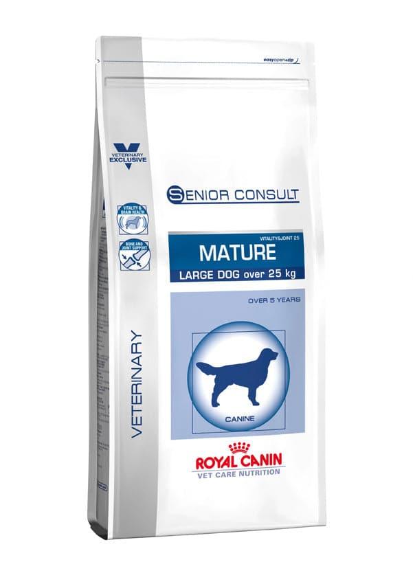 Senior Consult Mature Large Dog over 25kg - Royal Canin Veterinary Care Nutrition - Alter:Senior, Futterart:Trocken, Geschmack:Schwein, Grösse:26-44kg, Grösse:über45kg, Kastriert:ja, Kastriert:nein, Tierart:Hund - Marigin AG Onlineshop für Tierbedarf