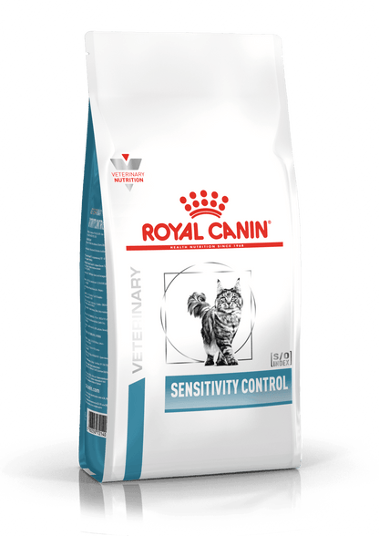 Sensitivity Control Cat - Royal Canin Veterinary Diet - Alter:Adult, Alter:Senior, Erkrankung:Allergie, Erkrankung:Haut, Erkrankung:Magen-Darm, Futterart:Trocken, Geschmack:Ente, Hersteller:Royal Canin Veterinary Diet, Tierart:Katze - Marigin AG Onlineshop für Tierbedarf