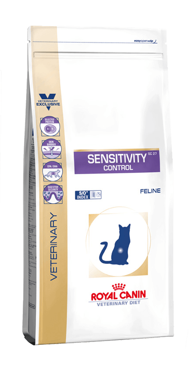 Sensitivity Control Cat - Royal Canin Veterinary Diet - Alter:Adult, Alter:Senior, Erkrankung:Allergie, Erkrankung:Haut, Erkrankung:Magen-Darm, Futterart:Trocken, Geschmack:Ente, Hersteller:Royal Canin Veterinary Diet, Tierart:Katze - Marigin AG Onlineshop für Tierbedarf