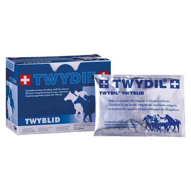 Twydil Twyblid - Pferd - Pavesco AG - Marigin AG Onlineshop für Tierbedarf Twydil Twyblid - Pferd - 10 Beutel à 50g Ergänzungsfuttermittel