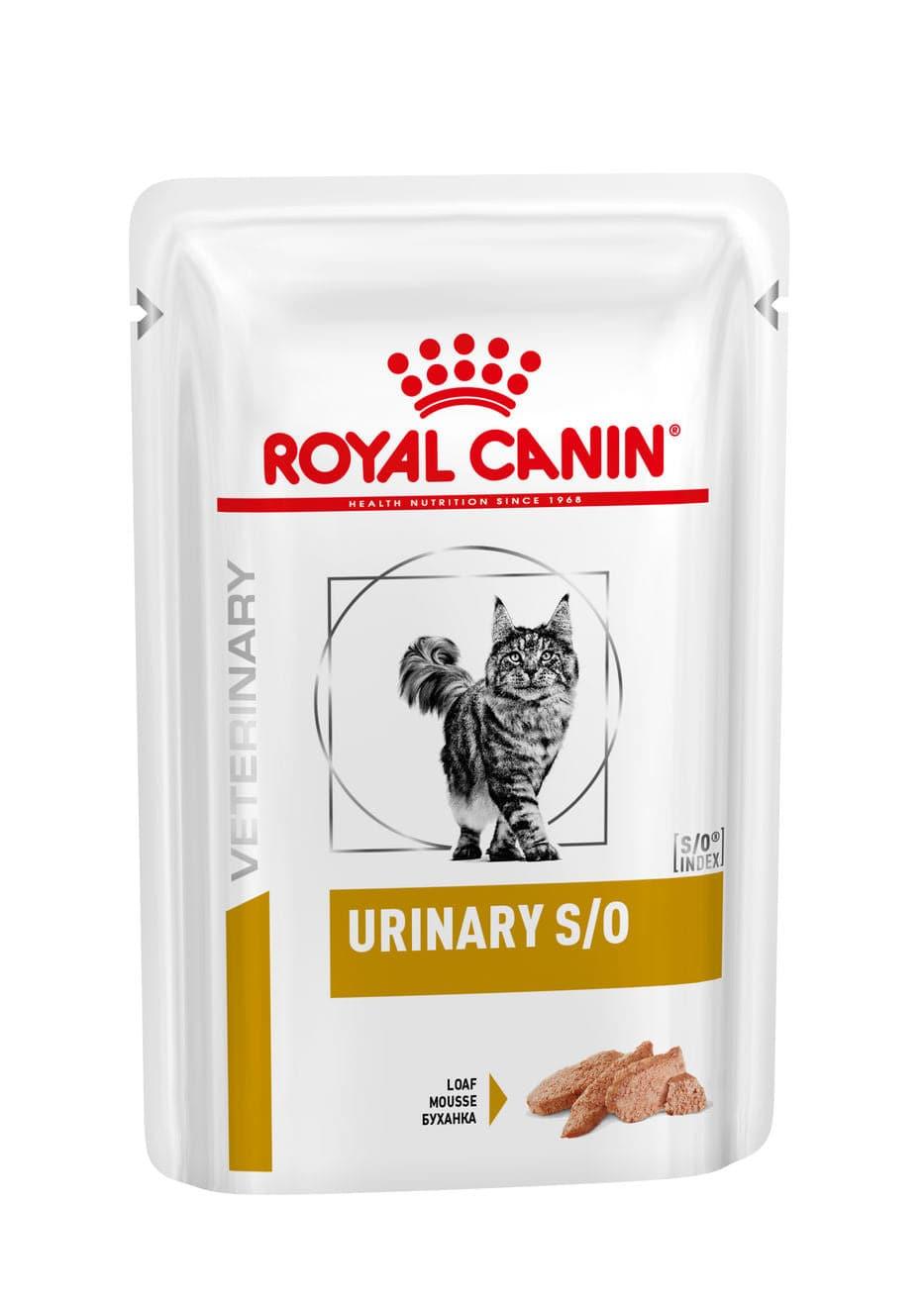Urinary S/O Cat  Beutel - Royal Canin Veterinary Diet - Alter:Adult, Alter:Senior, Erkrankung:Harnwege, Futterart:Nass, Geschmack:Huhn, Geschmack:Rind, Hersteller:Royal Canin Veterinary Diet, Tierart:Katze - Marigin AG Onlineshop für Tierbedarf