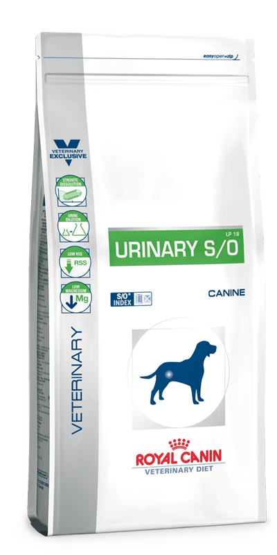 Urinary S/O Dog - Royal Canin Veterinary Diet - Alter:Adult, Alter:Senior, Erkrankung:Harnwege, Futterart:Trocken, Geschmack:Huhn, Hersteller:Royal Canin Veterinary Diet, Tierart:Hund - Marigin AG Onlineshop für Tierbedarf