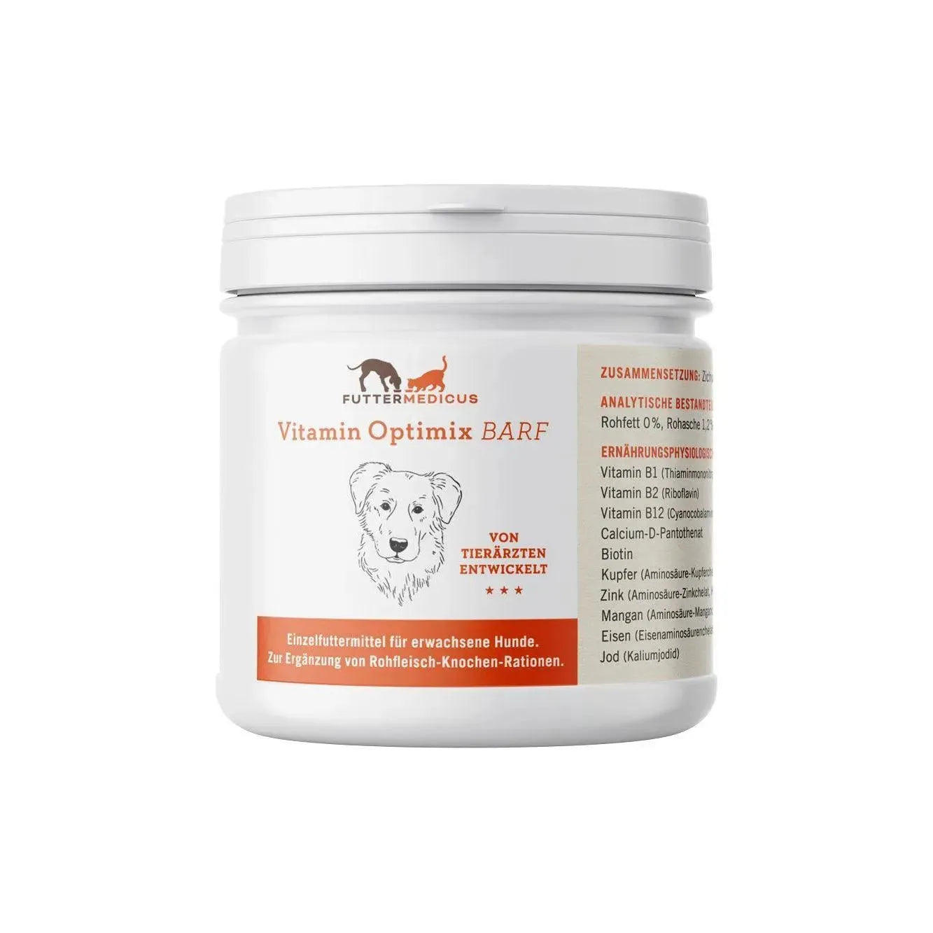 Vitamin Optimix BARF - Futtermedicus - Marigin AG Onlineshop für Tierbedarf Vitamin Optimix BARF - Default Title Ergänzungsfuttermittel