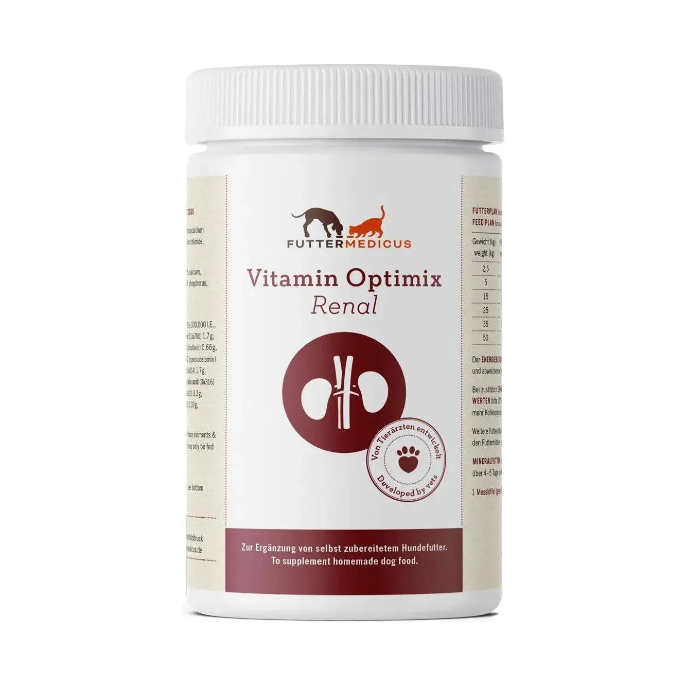Vitamin Optimix Renal - Futtermedicus - Marigin AG Onlineshop für Tierbedarf Vitamin Optimix Renal - Default Title Ergänzungsfuttermittel