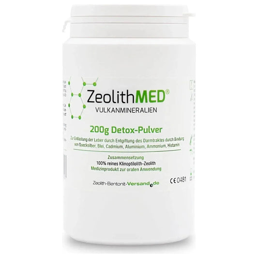 Zeolith MED - Zeloith-Bentonit - Marigin AG Onlineshop für Tierbedarf Zeolith MED - 200g Ergänzungsfuttermittel